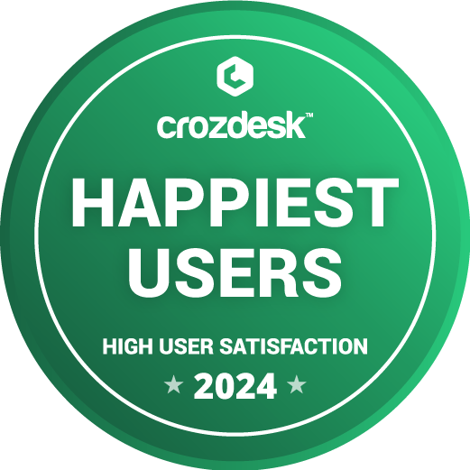 Lead411 Badges - Crozdesk Happiest Users