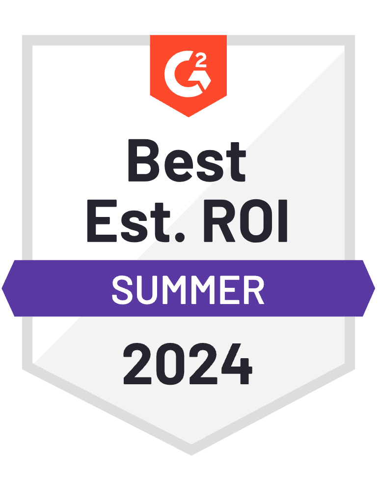 Lead411 Badges - G2 Crowd Best ROI Small Business V2